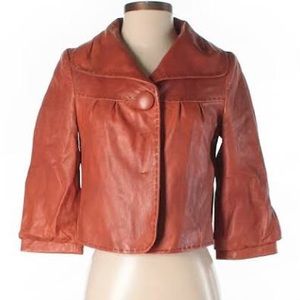 Classified entier leather jacket